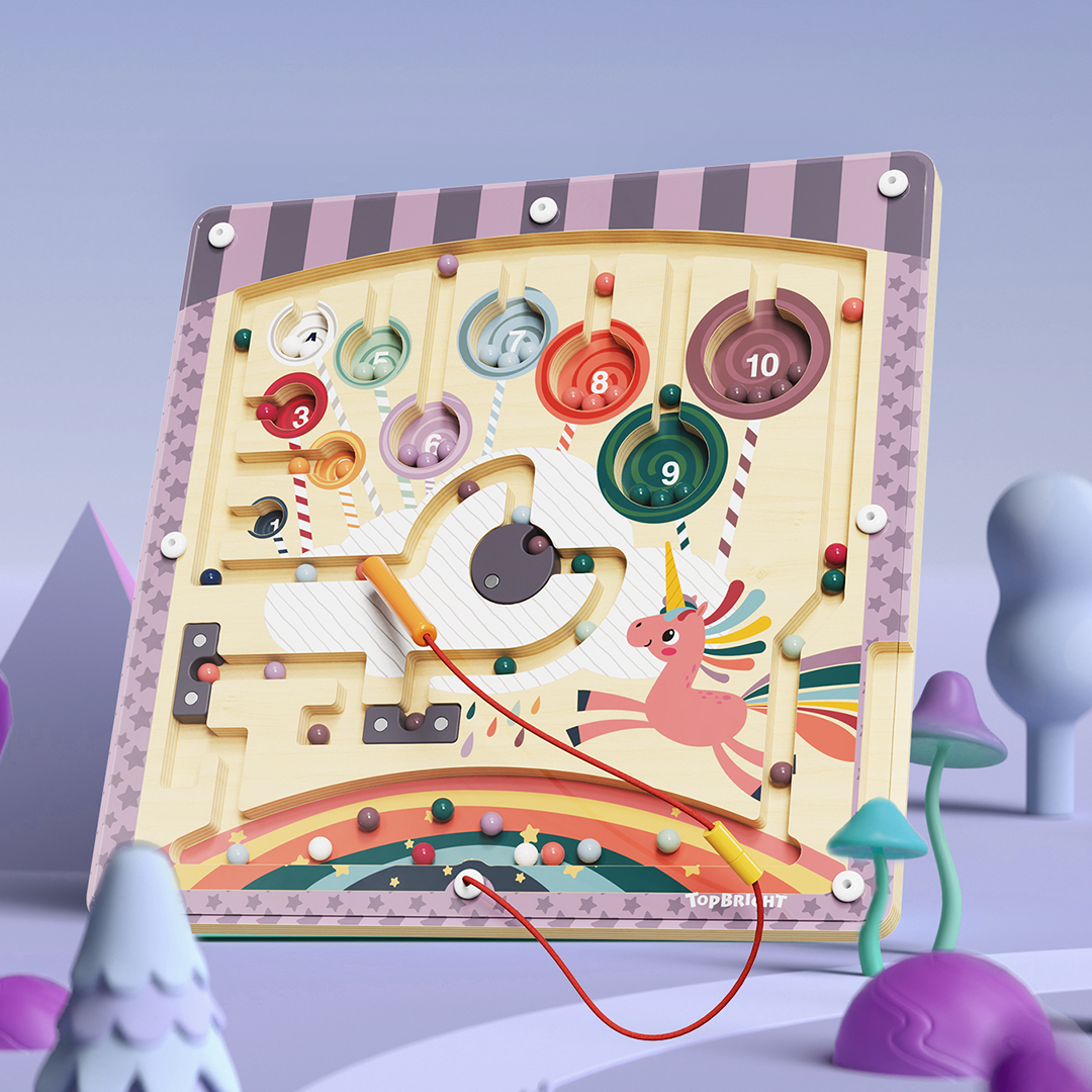 Einhornspiel ab 3 Jahre Magnetisch